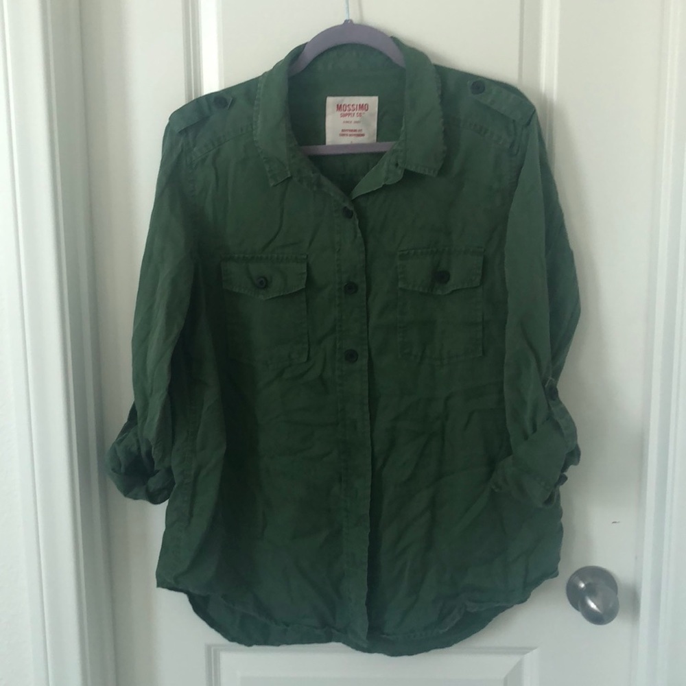 ❤️Army Green Button Up❤️